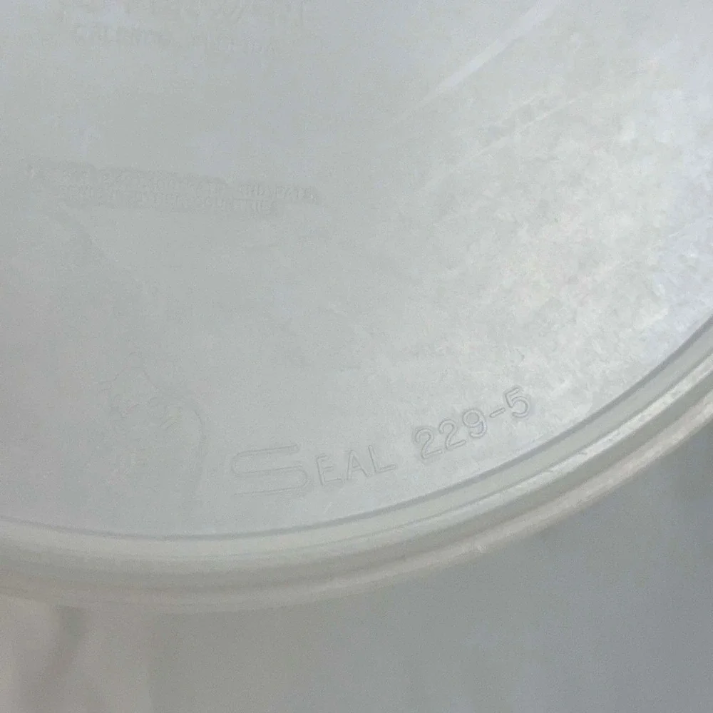 Vintage Tupperware Orange Bowl With Lid 236-17 229-5 Retro Kitchen